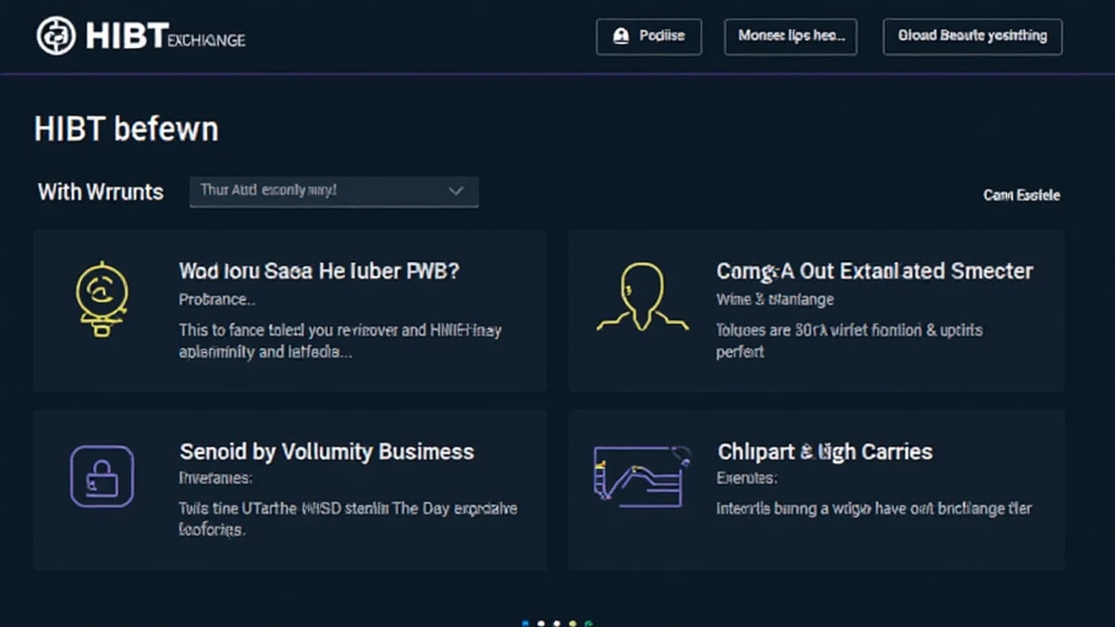 HIBT exchange withdrawals