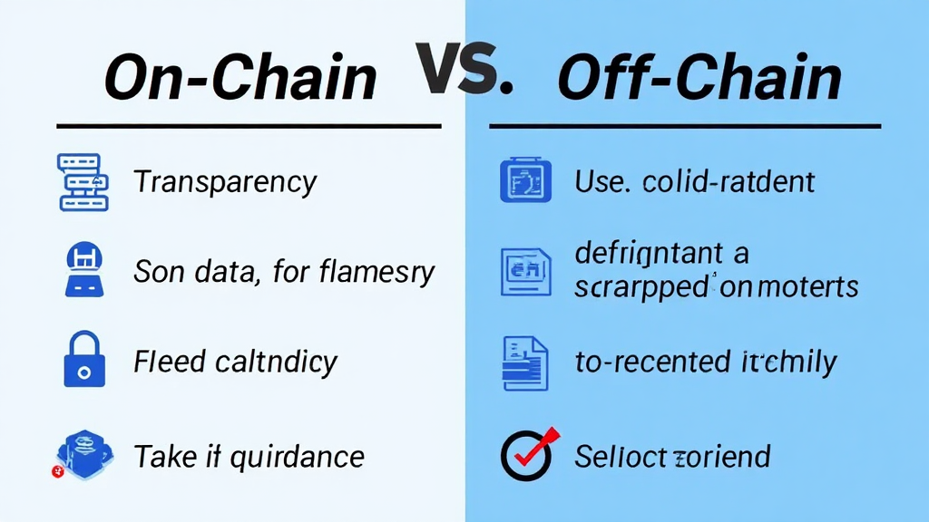 on‑chain vs off‑chain data storage comparison